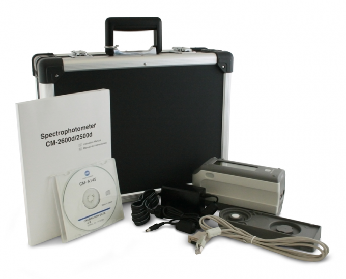 Instrumen pengukuran warna portabel CM-2600d Spectrophotometer Konica Minolta dengan SCI SCE