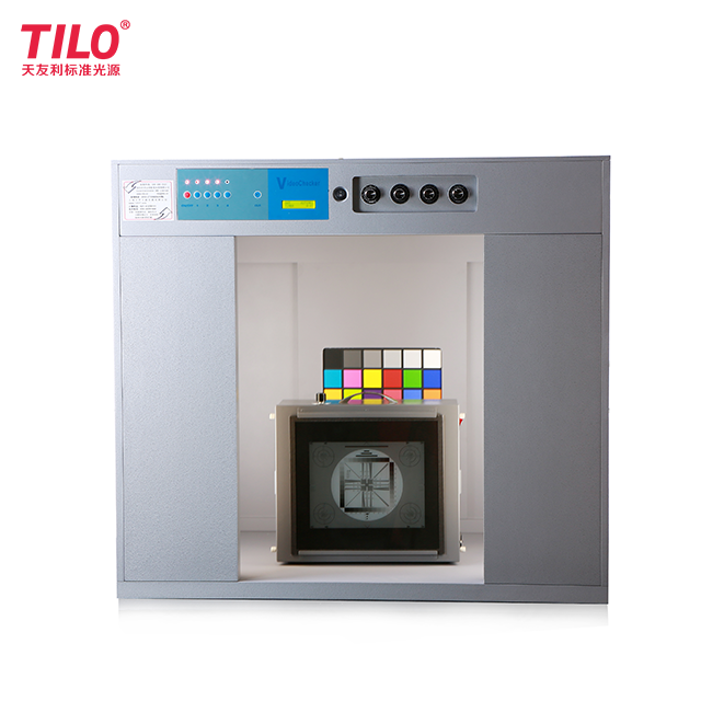 TILO VC (3) Kotak Centang Warna Penampil Kamera dengan Penerangan Disesuaikan Empat Sumber Cahaya D65, A, TL84, CWF