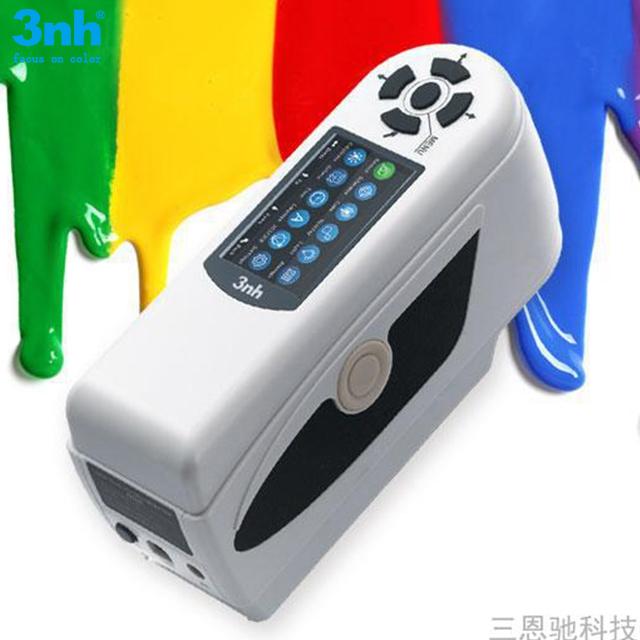 Pigmen warna tato cek colorimeter dengan bubuk kotak uji aksesori 3nh NH300