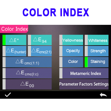 Foto portabel spektrofotometer lab YS3060 dengan perangkat lunak kualitas warna SQCX