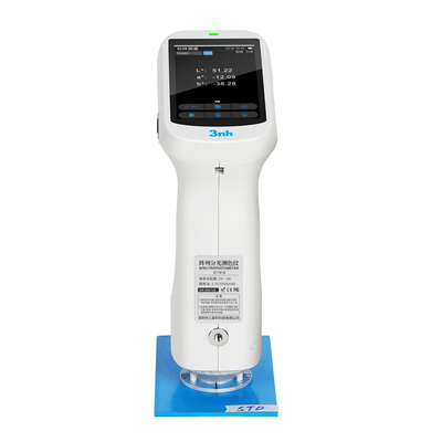 Pengukuran Warna 3nh Colorimeter Plastik Tekstil Pengukur Warna Cat 2° / 10° 10nm
