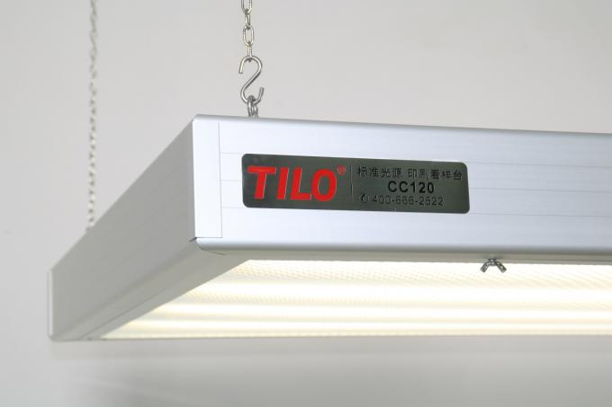 D50 Mencetak Hangling Light Box CC120 Meja lampu warna dengan sumber cahaya opsional: D65, TL84, U30